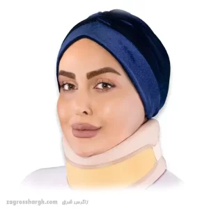 گردن بند طبی نیمه سخت (Semi-Rigid Cervical Collar) از نمای روبرو